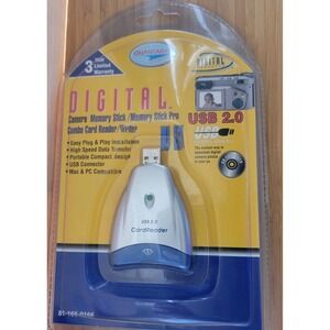 Quantaray USB 2.0 Memory Stick Pro Card Reader Writer New‎ Sealed